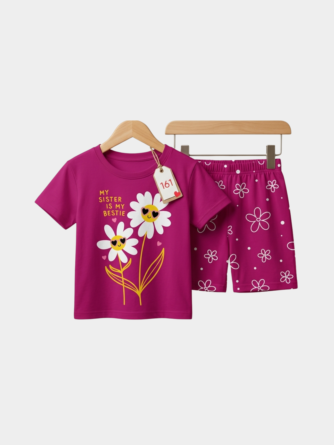 Bow Princess T-Shirt & Shorts Set