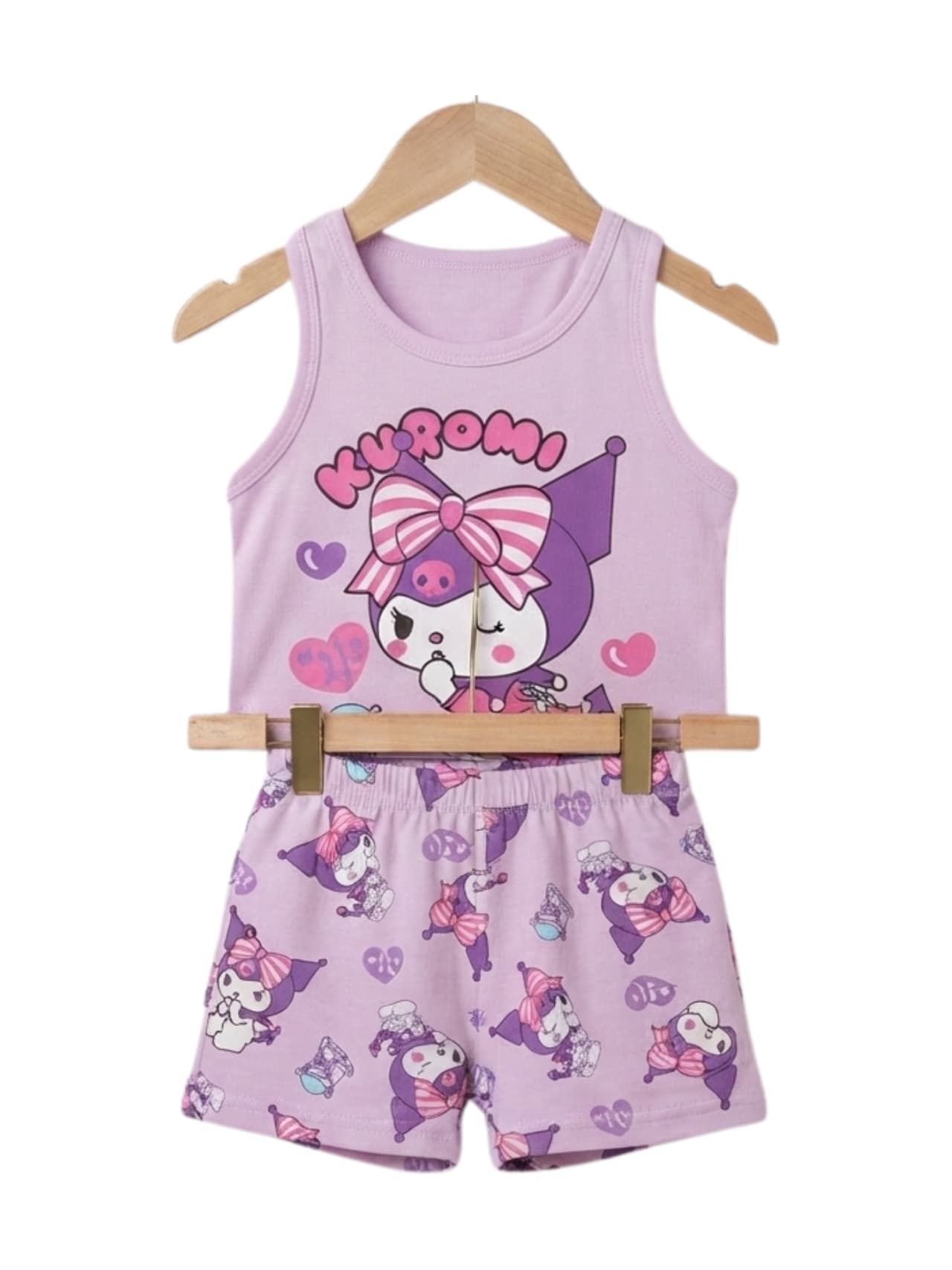 Lavender Bunny Tank Set