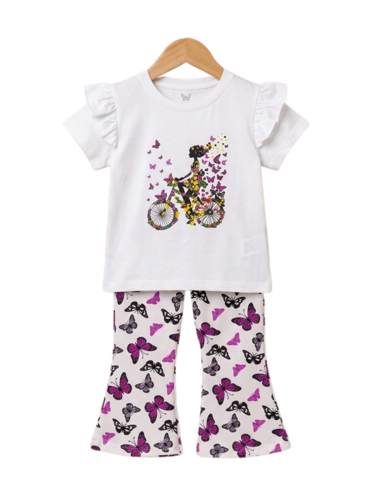 Butterfly Girl White Set