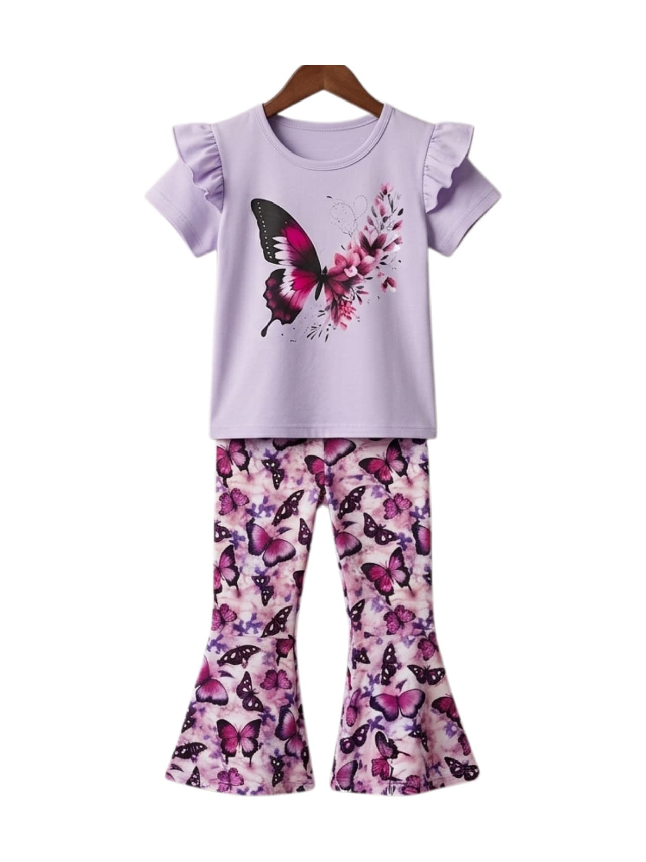 Lavender Butterfly Set