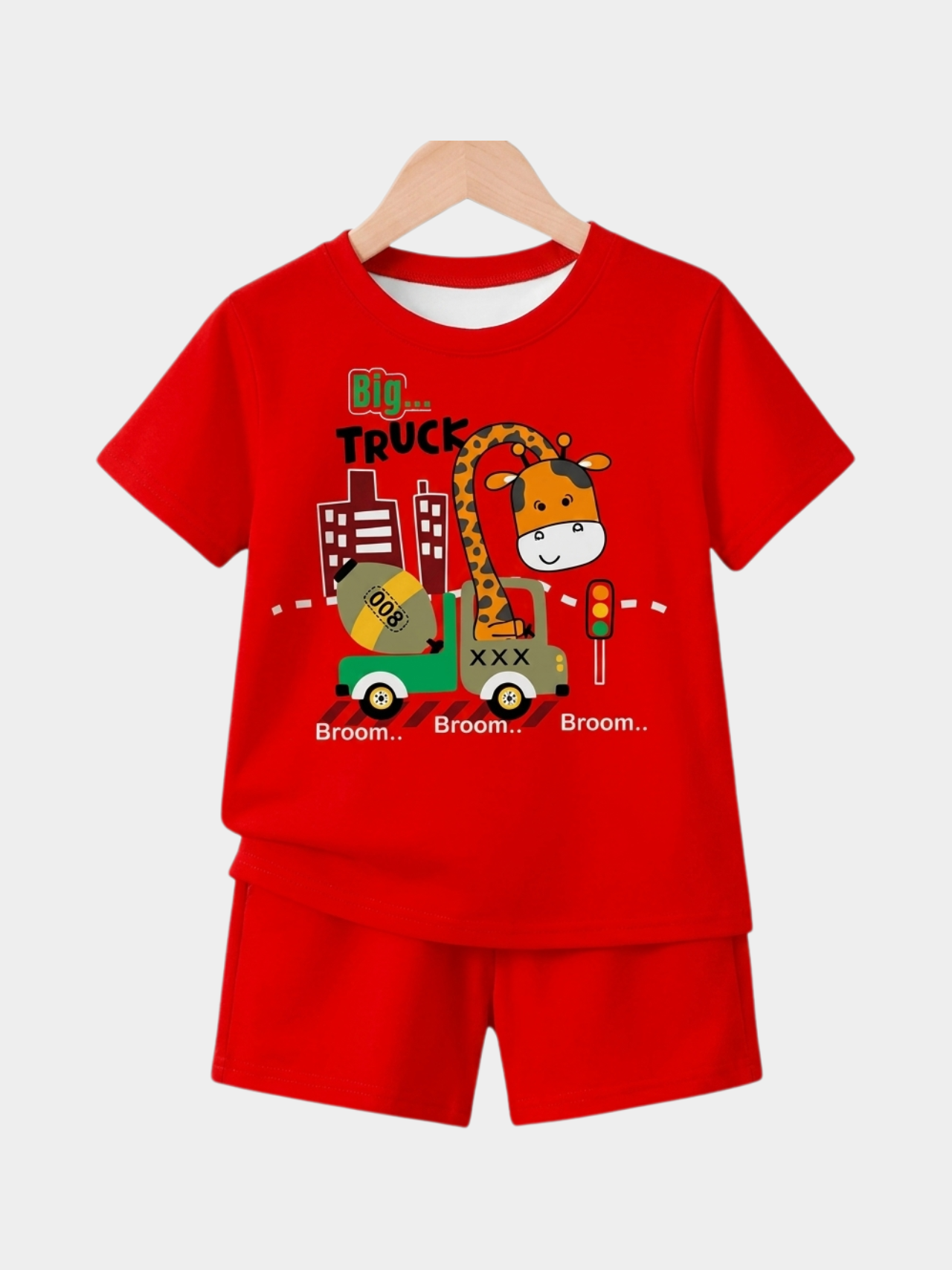 Peek-a-Boo Teddy Bear T-Shirt & Shorts Set