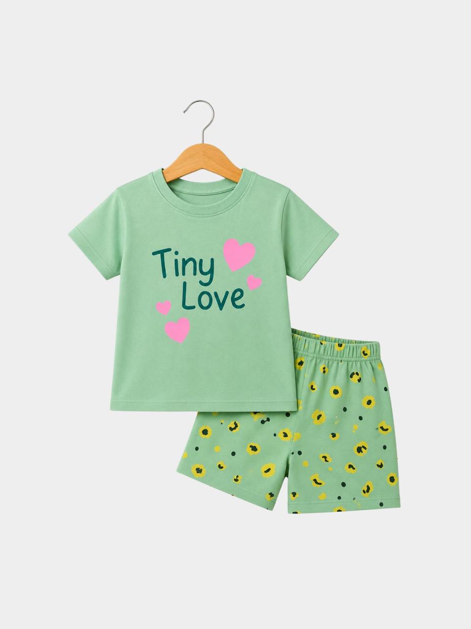 Tiny Love Green T-Shirt & Shorts Set