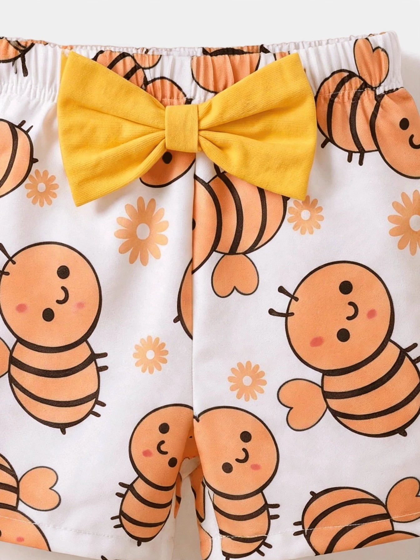 Honey Bee Yellow T-Shirt & Shorts Set