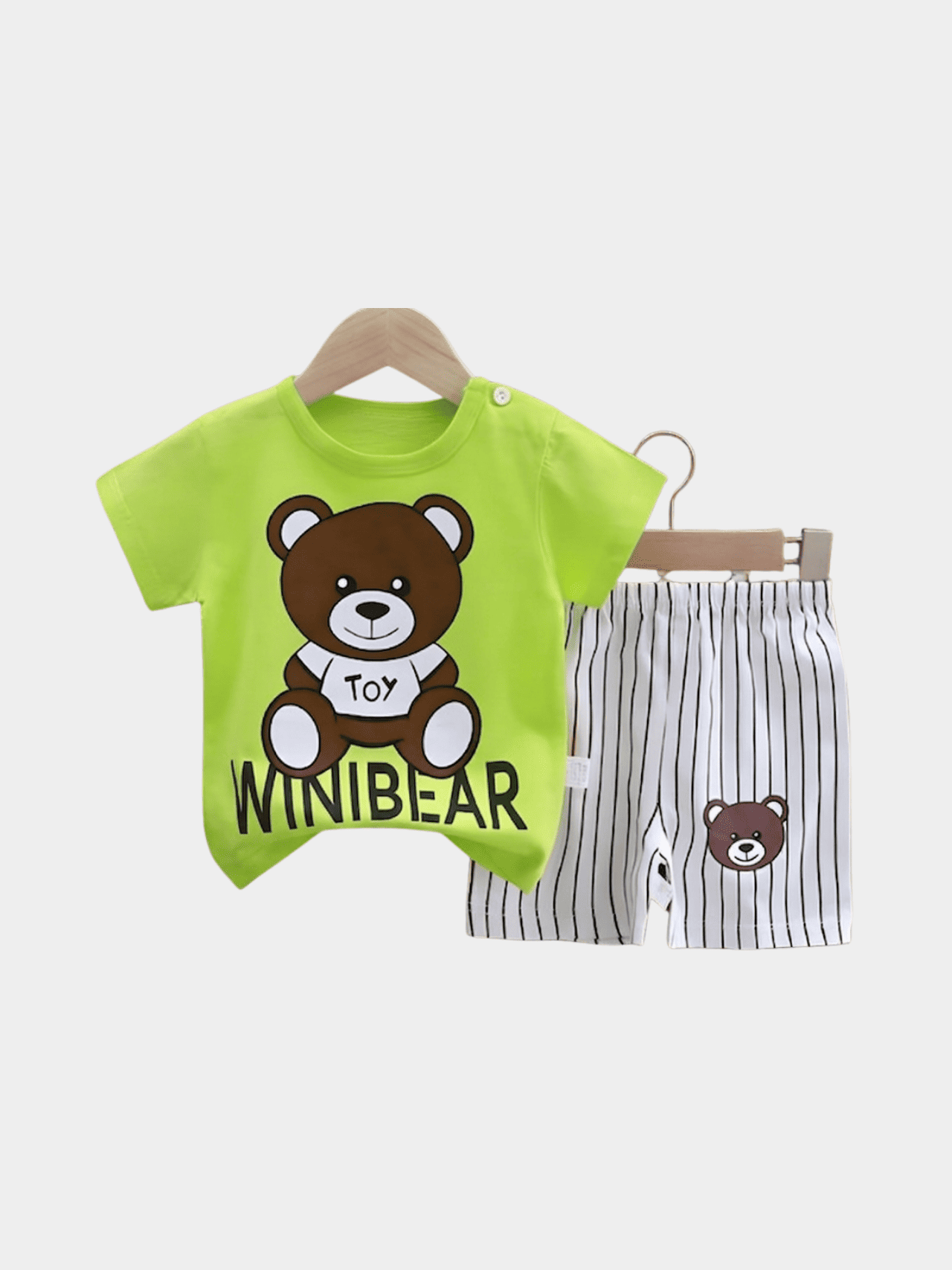 Boys Panda T-shirt And Shorts Set - ChildrenGoods