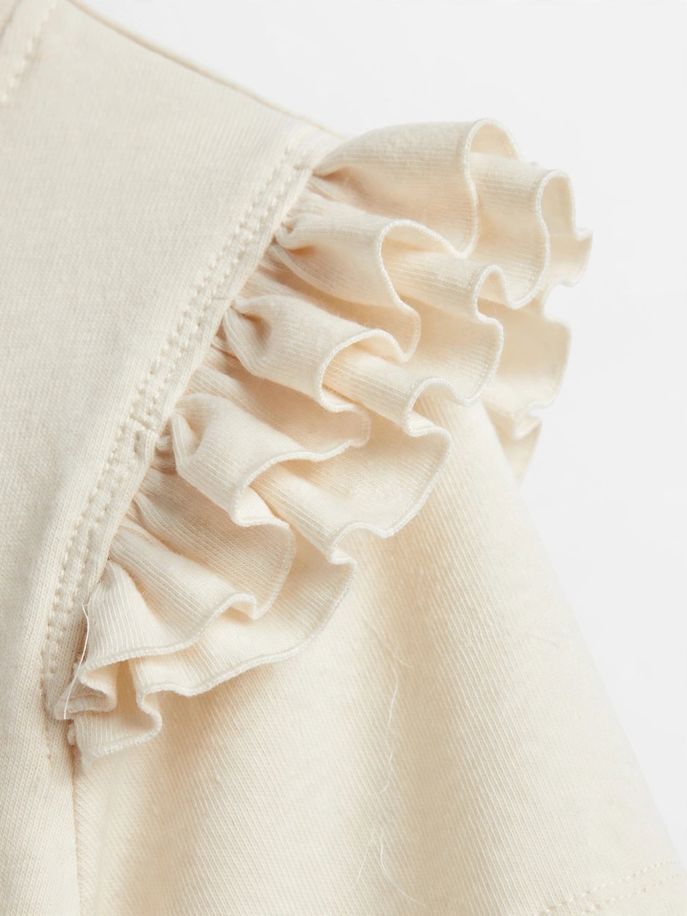 Bow Ruffle T-Shirt & Shorts Set