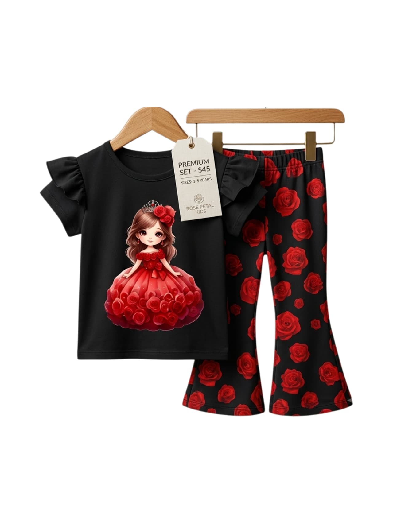 Red Rose Doll Set