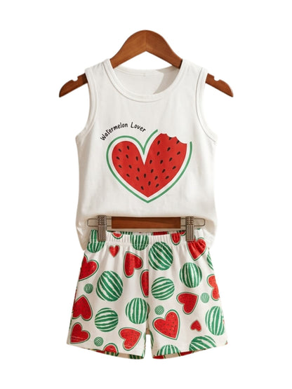 Watermelon Heart Tank Set