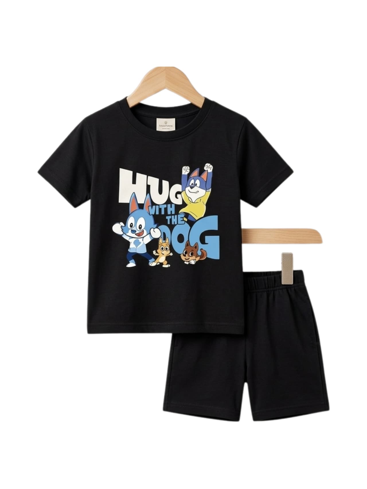 Hug With Dog Tee Set