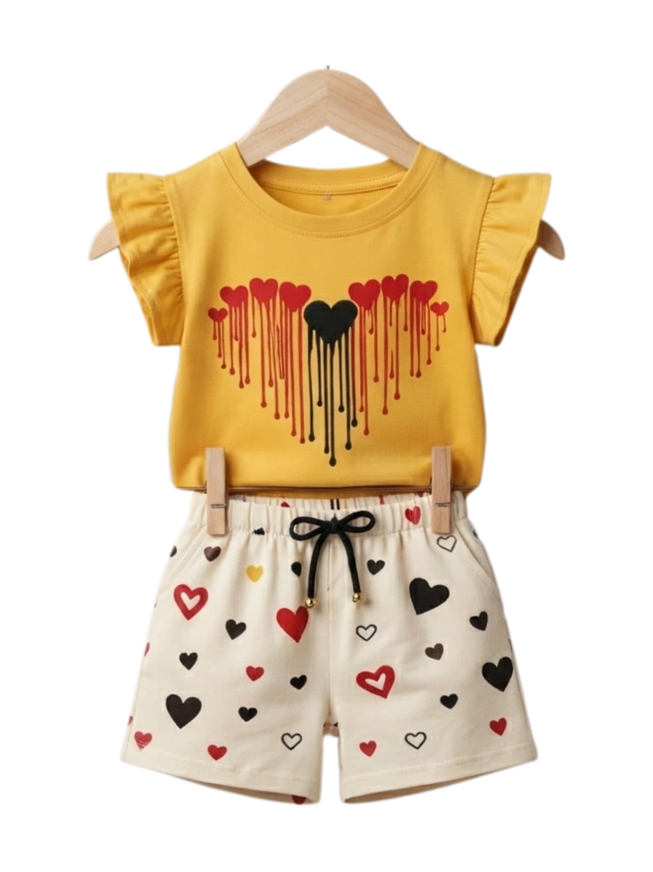 Dripping Heart Mustard Set