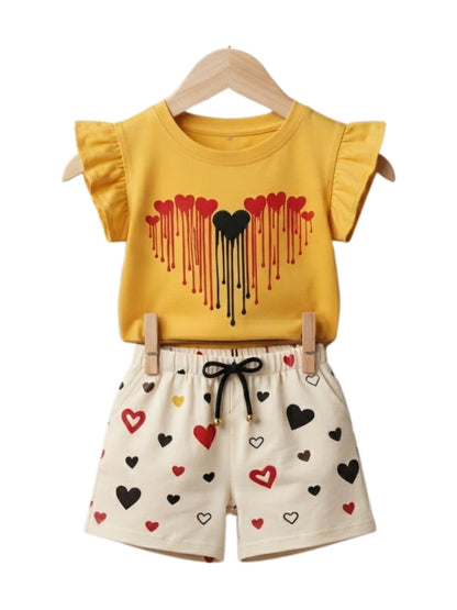 Dripping Heart Mustard Set