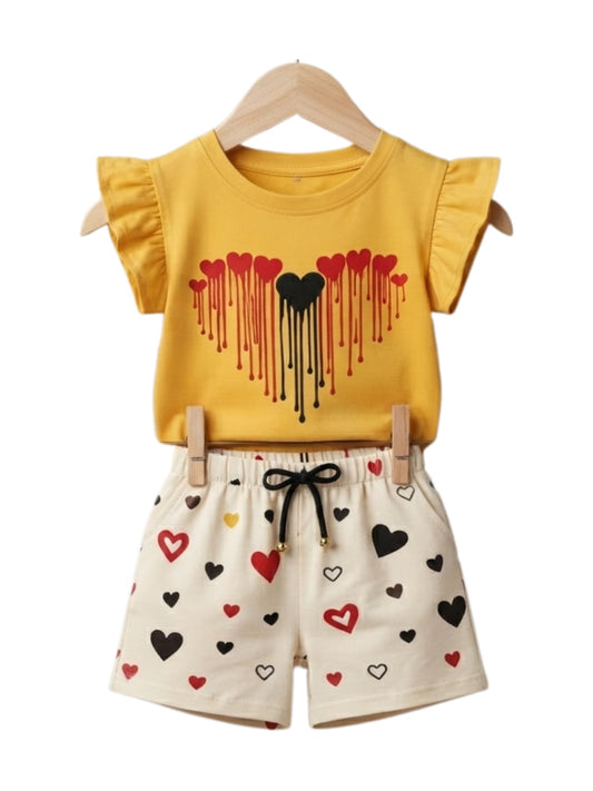 Dripping Heart Mustard Set