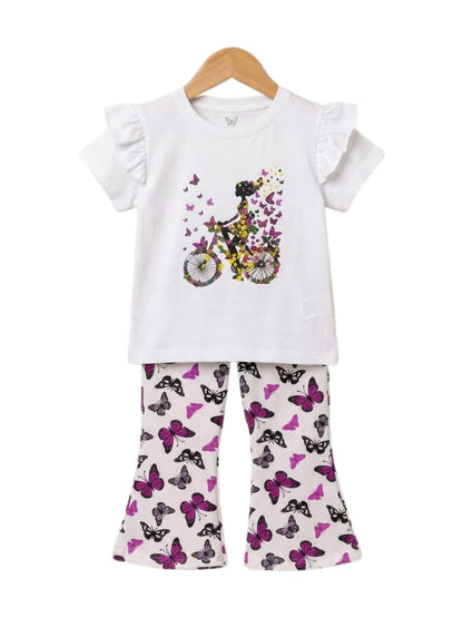 Butterfly Girl White Set