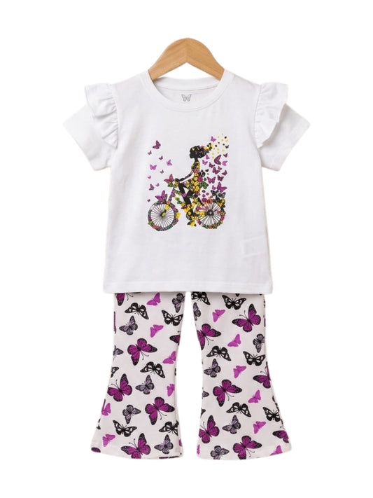 Butterfly Girl White Set