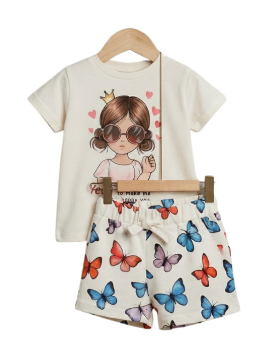 Princess Crown Girl Tee