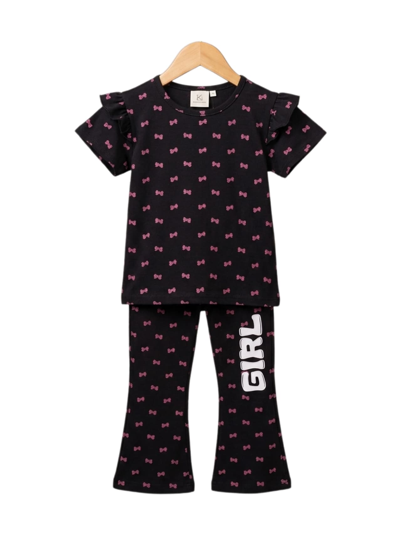 Cherry Bow Black Set