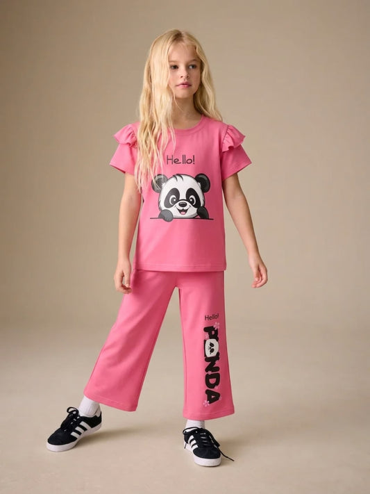 Girls Relaxed Tee & Long Pant Set