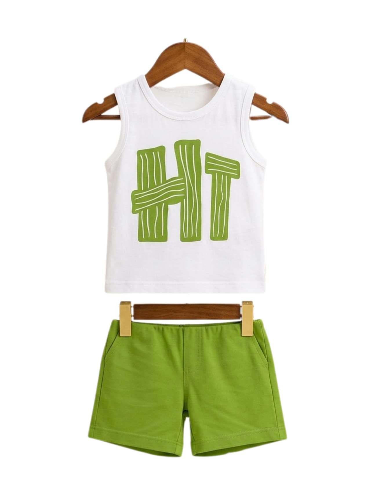 Tropical Summer Print Outfit Set