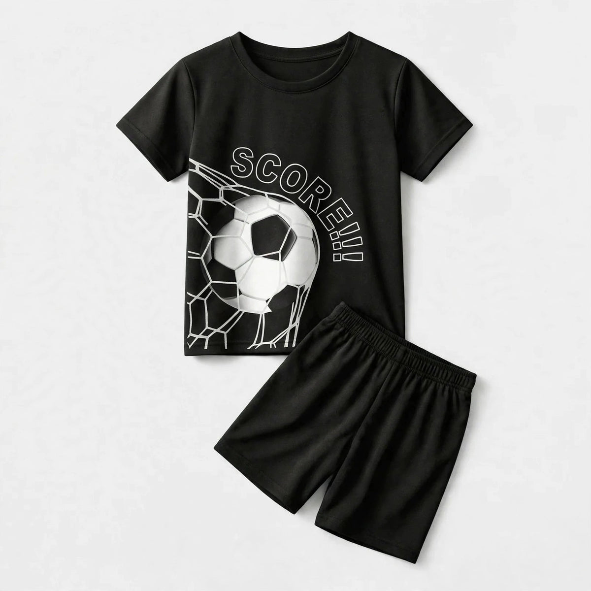 Yellow Spider-Man T-Shirt & Shorts Set