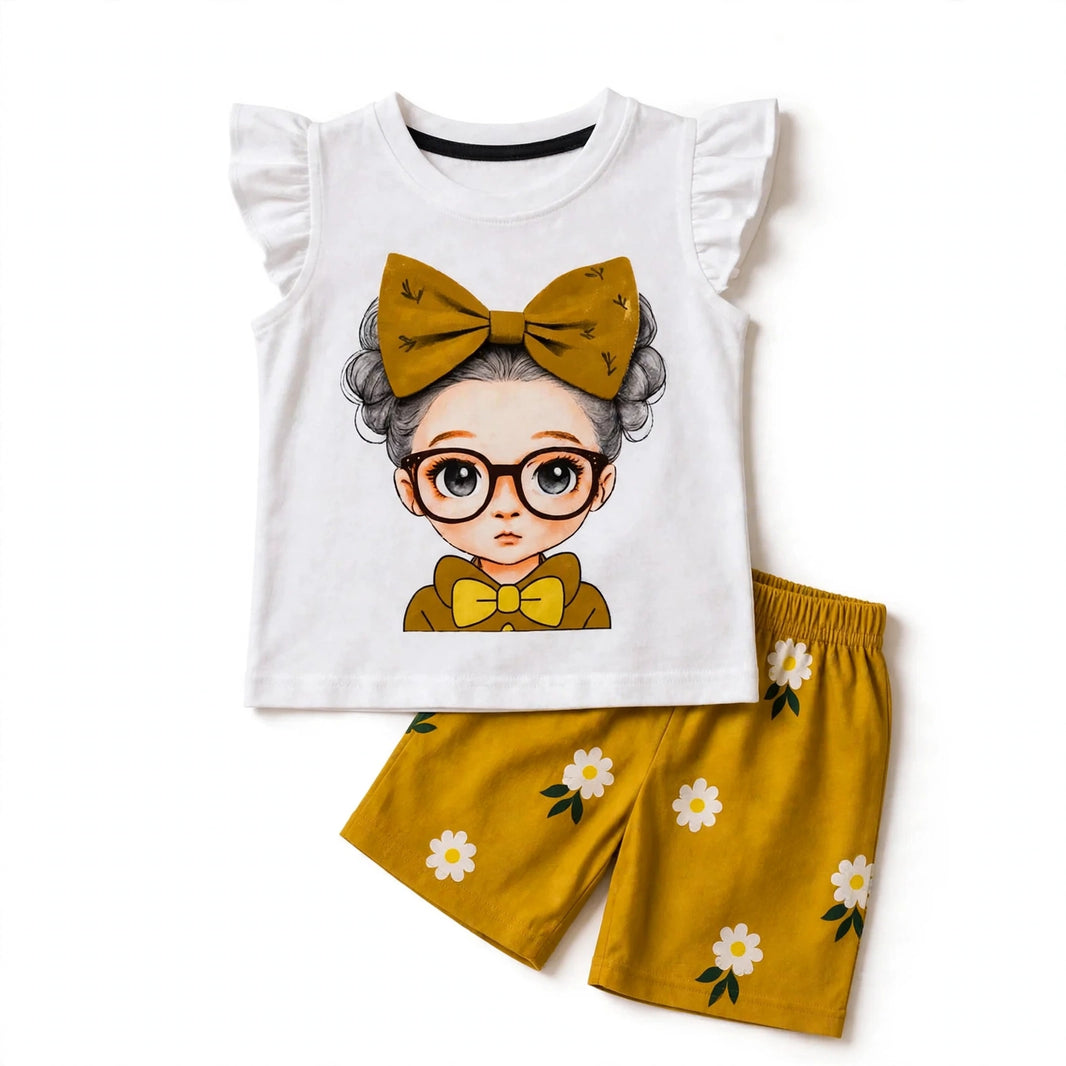 Bow Princess T-Shirt & Shorts Set