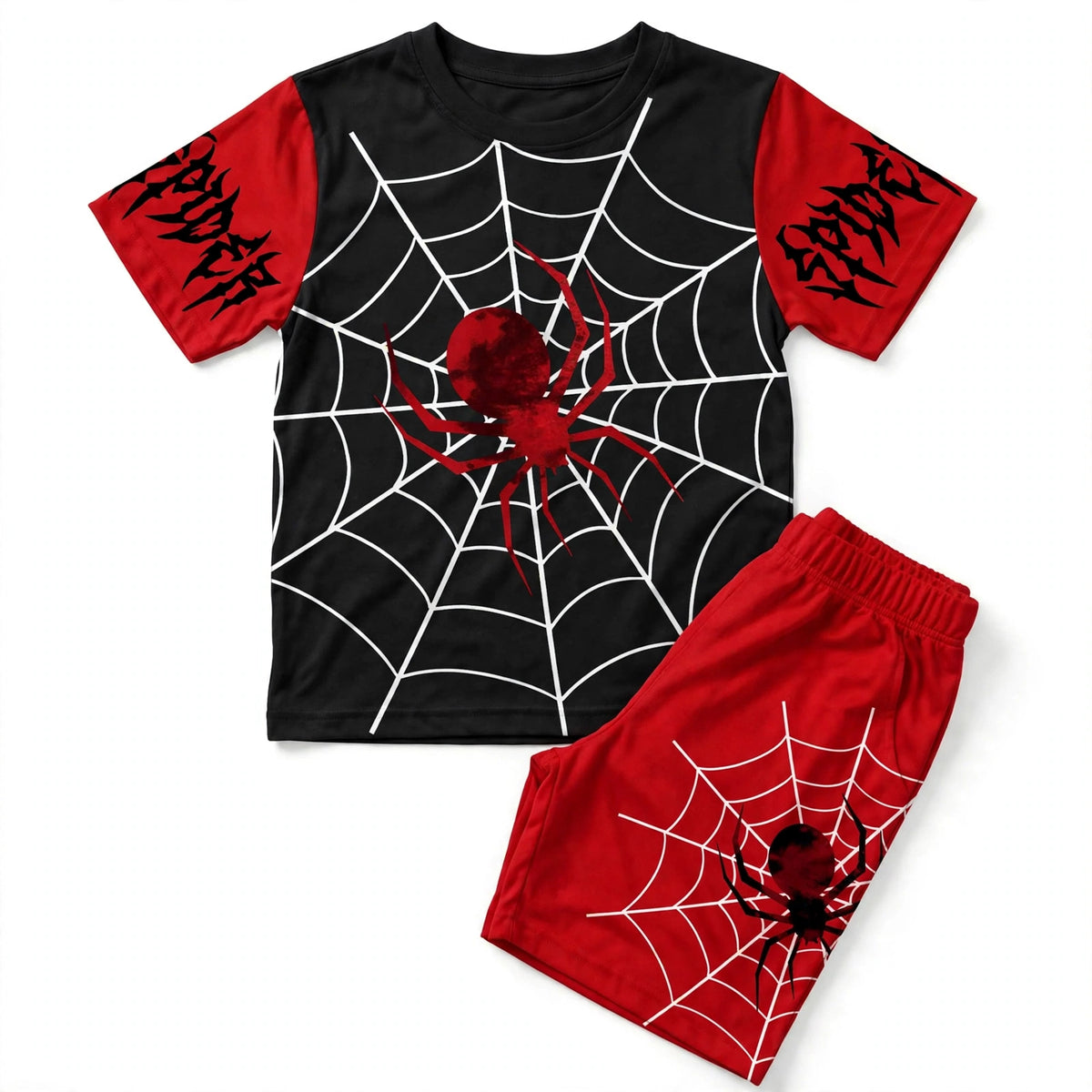 Spider-Man Graphic T-Shirt & Shorts Set