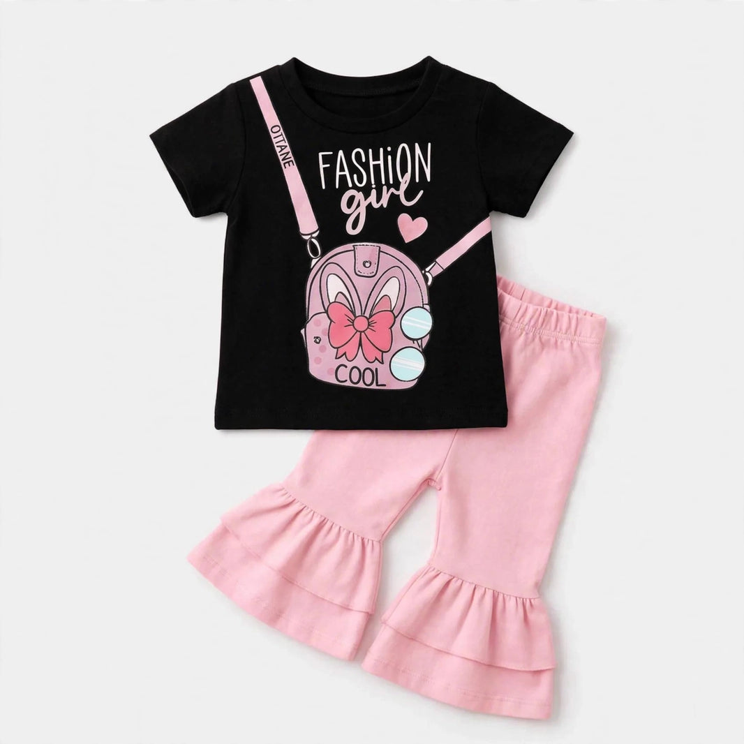 Bow T-Shirt & Long Pant Set