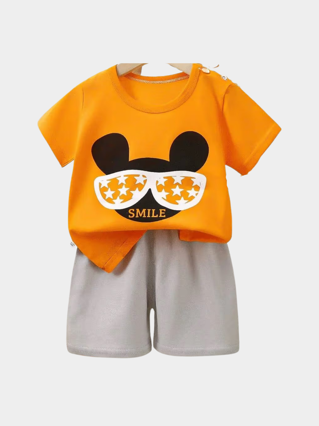Duck Yellow T-Shirt & Shorts Set