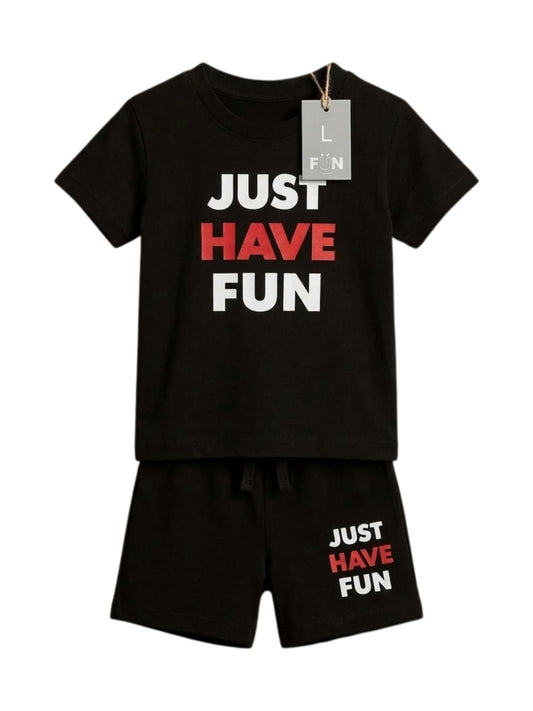 Just Have Fun Print Outfit Set