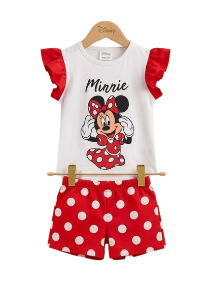 Minnie Ruffle Tee Set