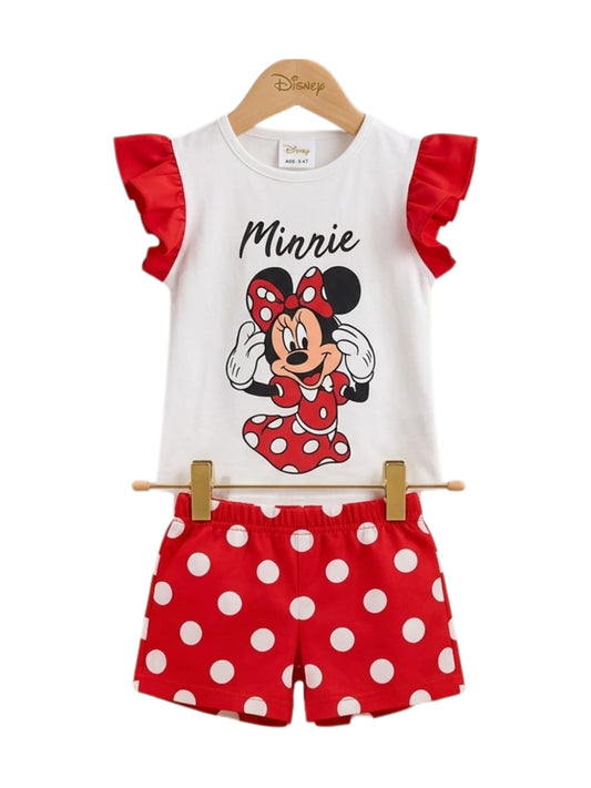 Minnie Ruffle Tee Set