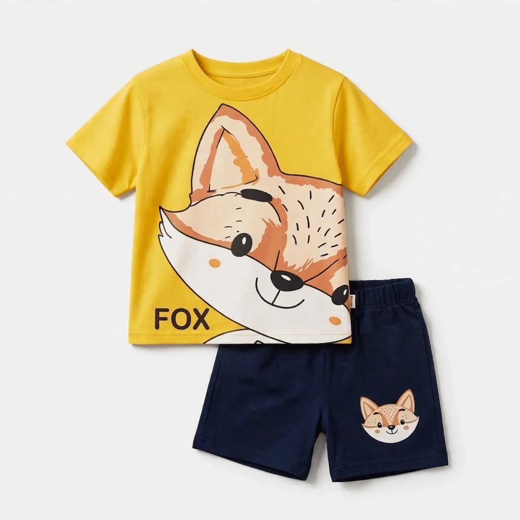Classic Graphic T-Shirt & Shorts Set