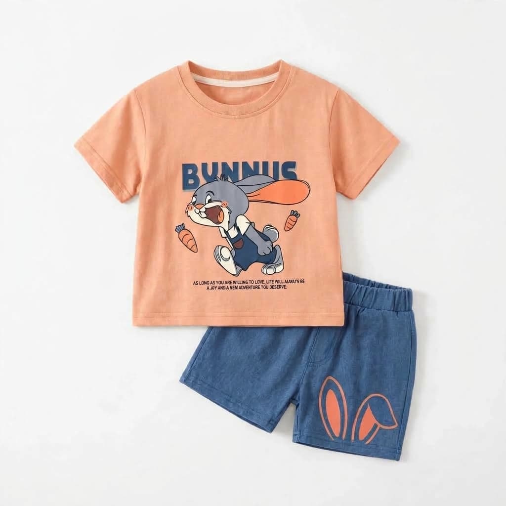Bunny Adventure T-Shirt & Shorts Set
