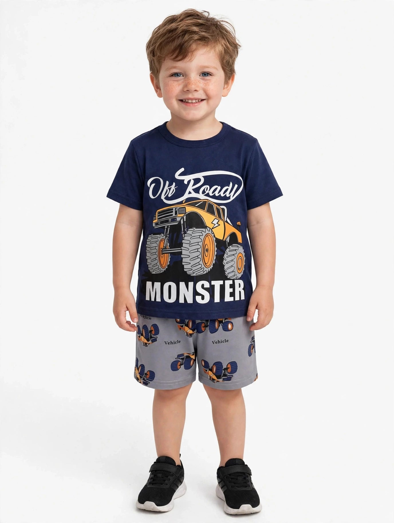 Jeep Cars Graphic T-Shirt & Shorts Set