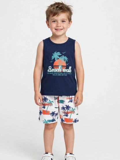 Teddy Bear Peek-a-Boo T-Shirt & Shorts Set