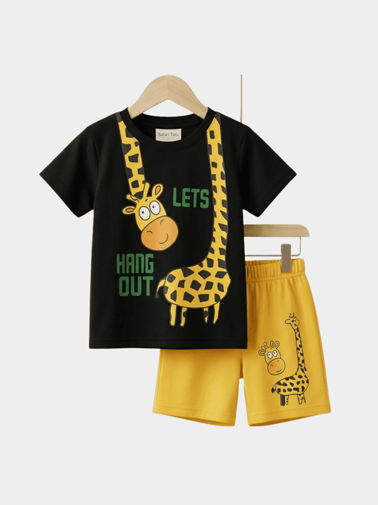 Boys Animal T-shirt And Shorts Set - ChildrenGoods