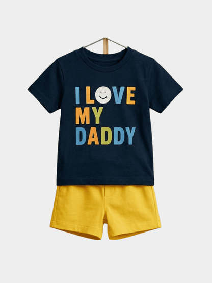 Boys Blue & Yellow T-shirt And Shorts Set - ChildrenGoods