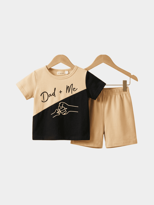 Boys Dad n Me T-shirt And Shorts Set - ChildrenGoods