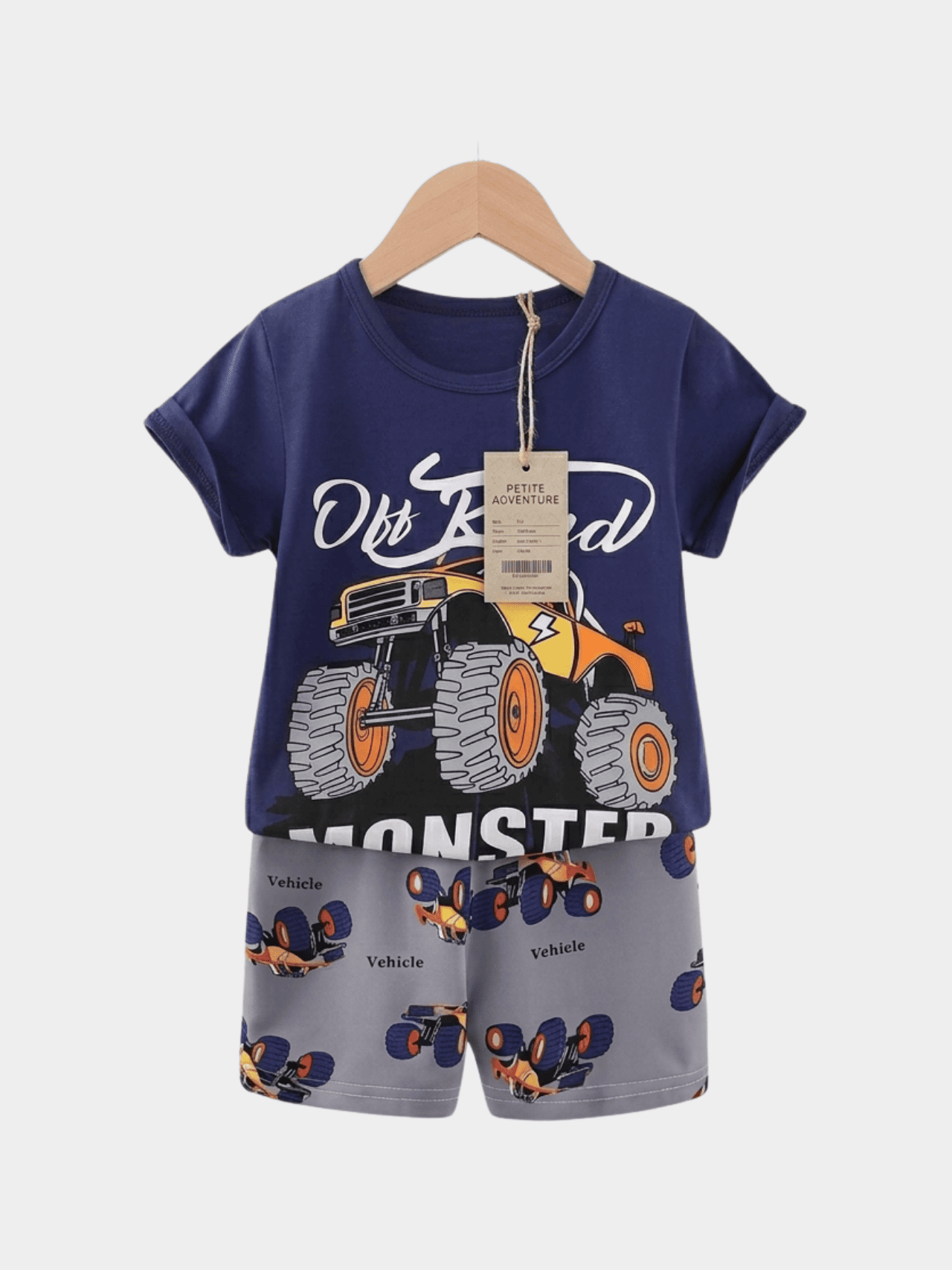 Boys Jeep Cars T-shirt And Shorts Set - ChildrenGoods