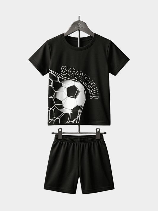 Boys Spider Man Yellow T-shirt And Shorts Set - ChildrenGoods