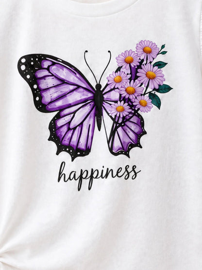 Good Night Hearts Grey T-Shirt & Flare Pants Set