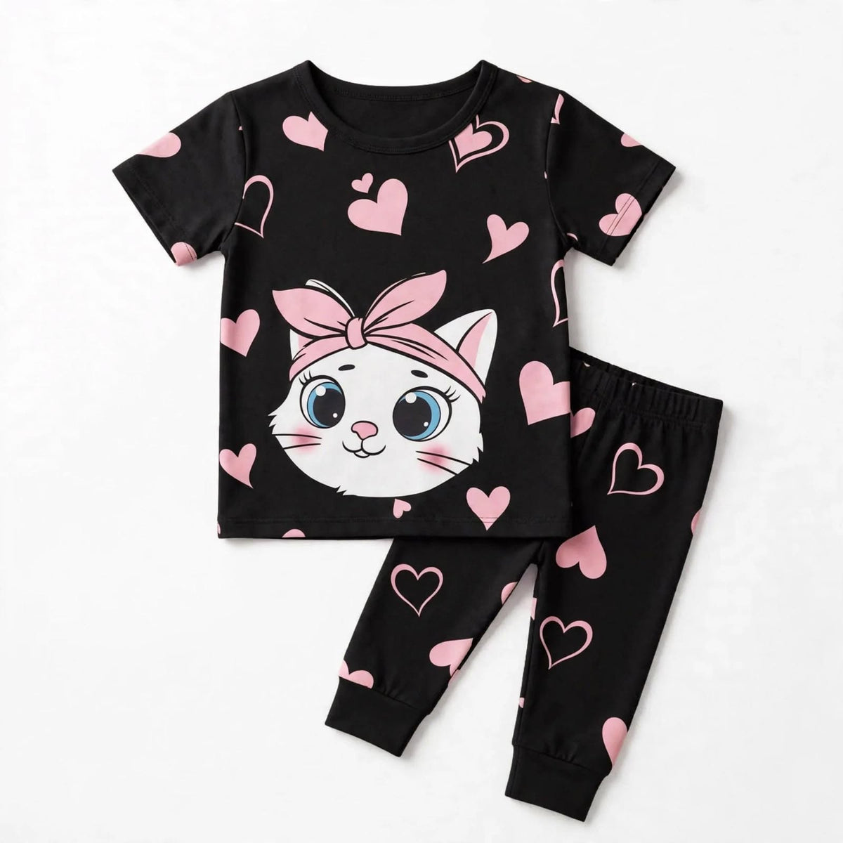 Cat T-Shirt & Long Pant Set