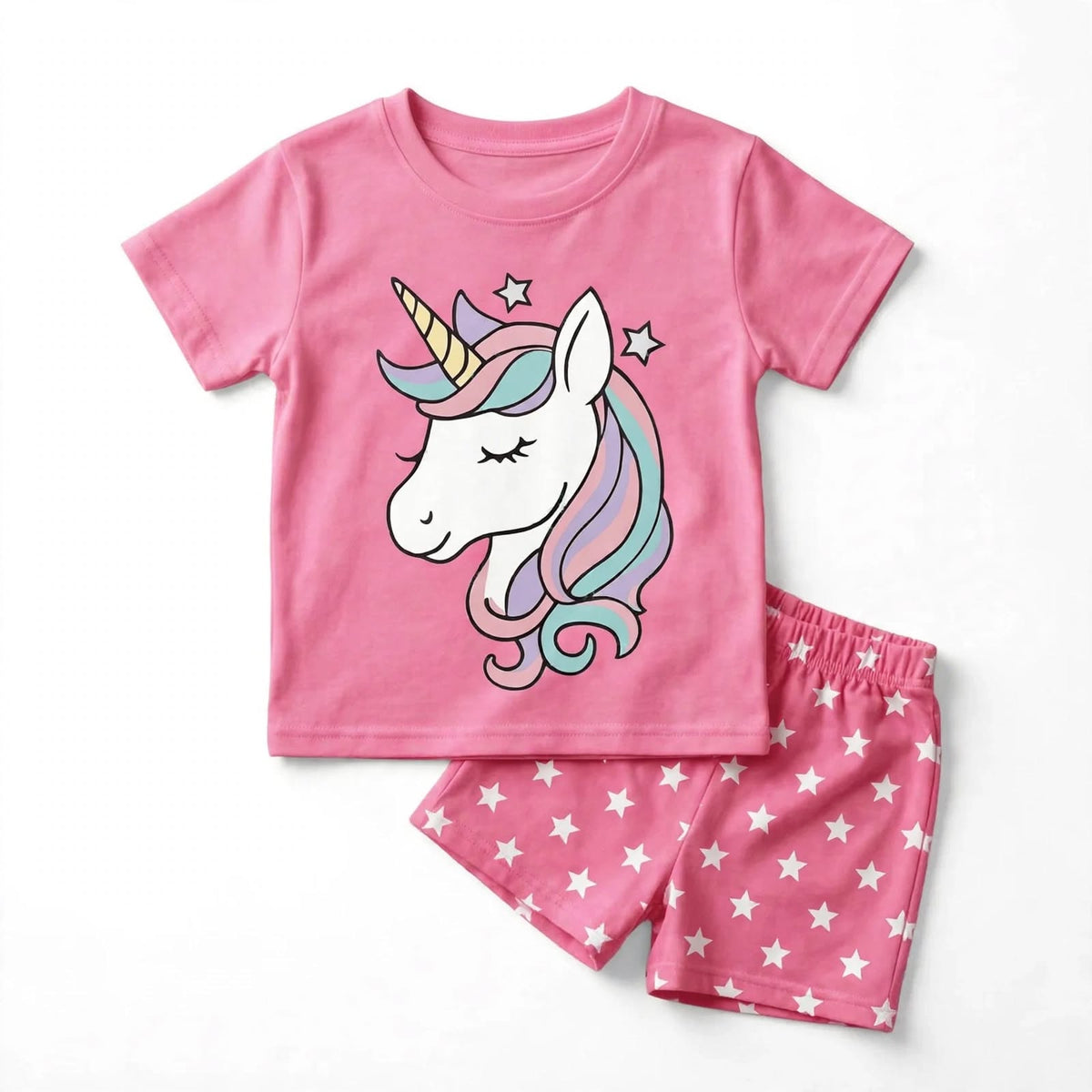 Cat Love T-Shirt & Shorts Set