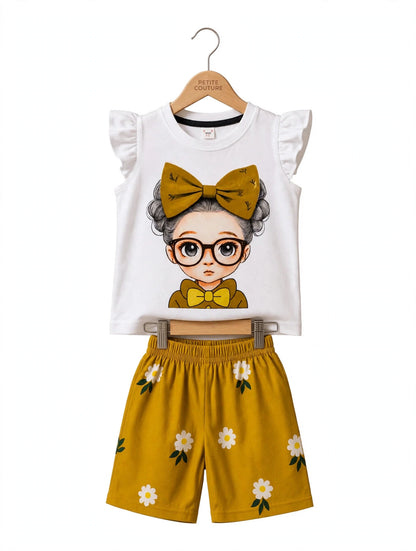Bow Princess T-Shirt & Shorts Set