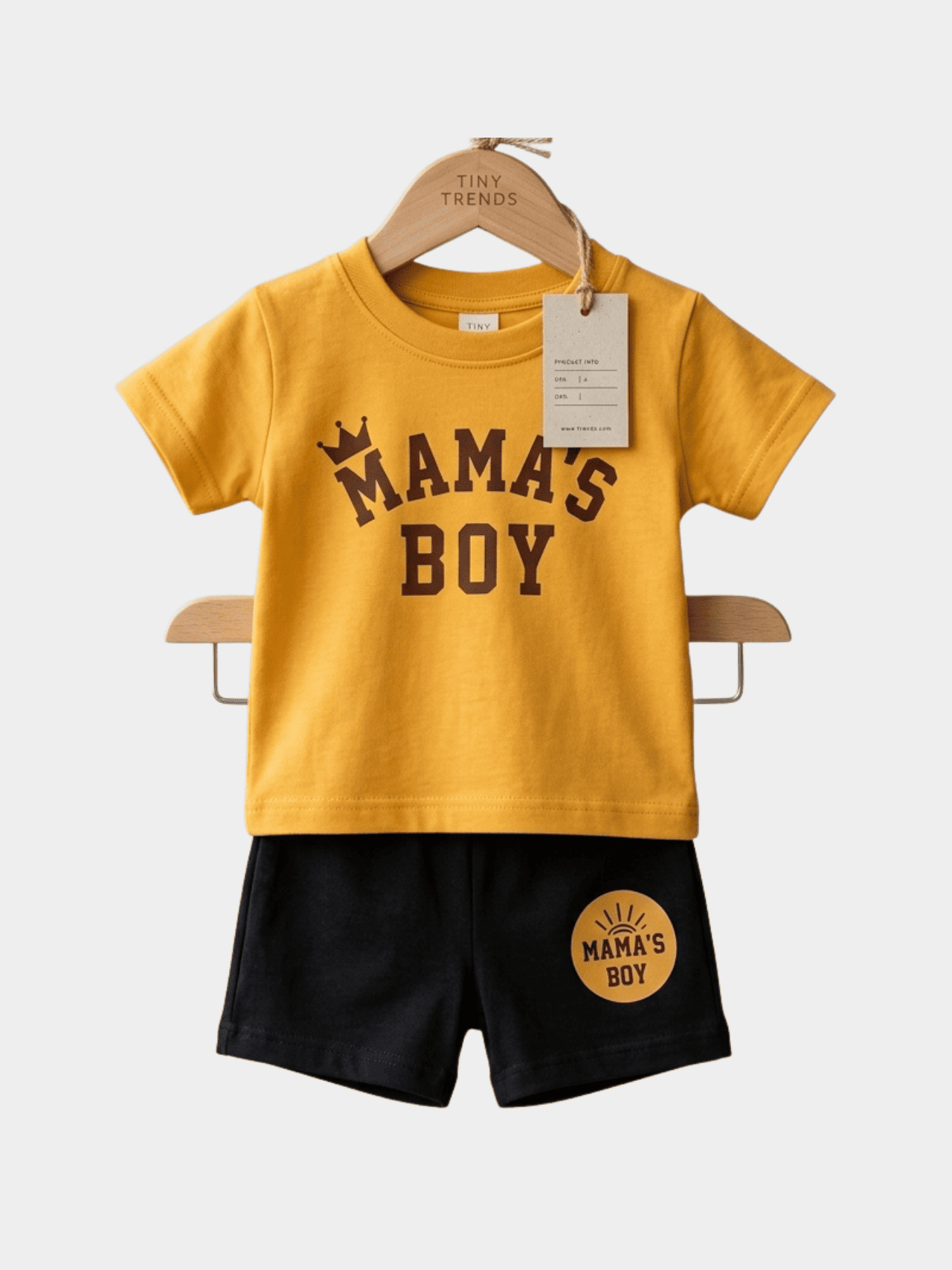 Mamma's Boys T-shirt And Shorts Set - ChildrenGoods