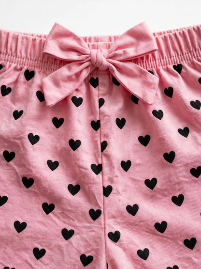 Cat Love T-Shirt & Shorts Set