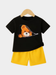 Peek-a-Boo Teddy Bear T-shirt And Shorts Set