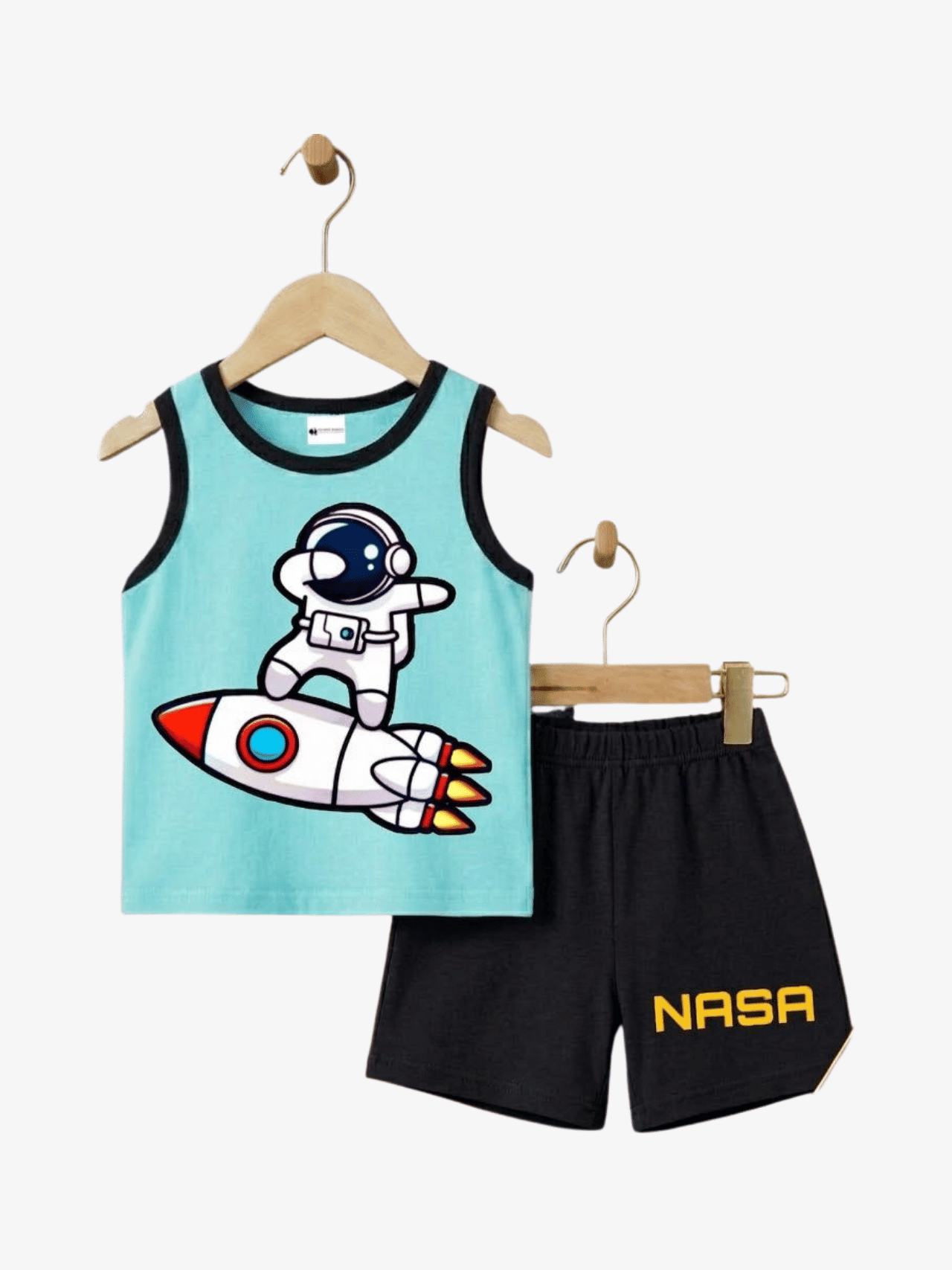 Toddler Boys' NASA Astronaut Rocket Tank Top & Shorts Set - ChildrenGoods