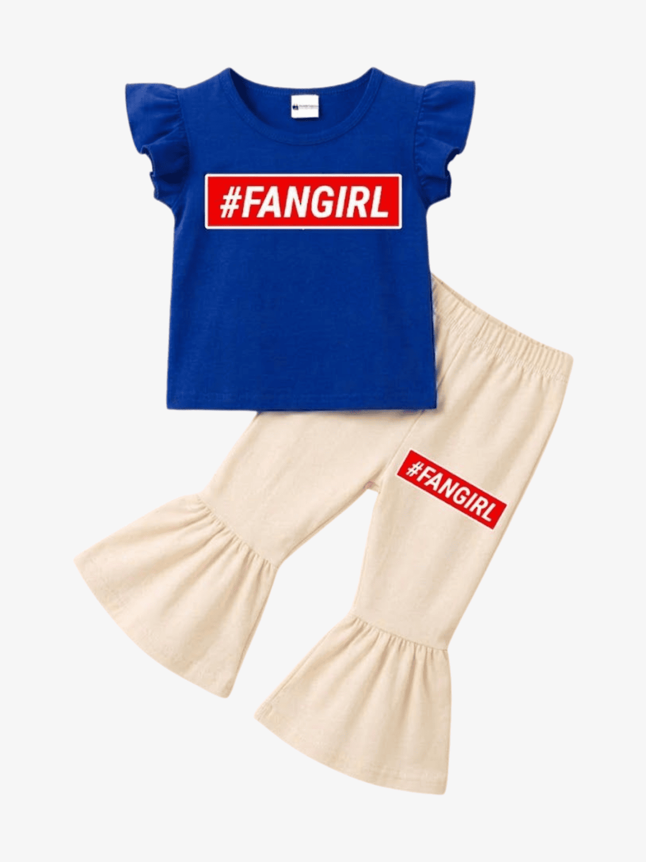 Toddler Girls' FANGIRL Flutter Sleeve & Flare Leggings Set - ChildrenGoods
